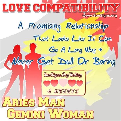 gemini woman aries male|aries woman and gemini compatibility.